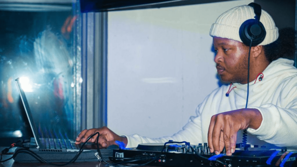 A DJ at Belushi's bar in Greenwich.