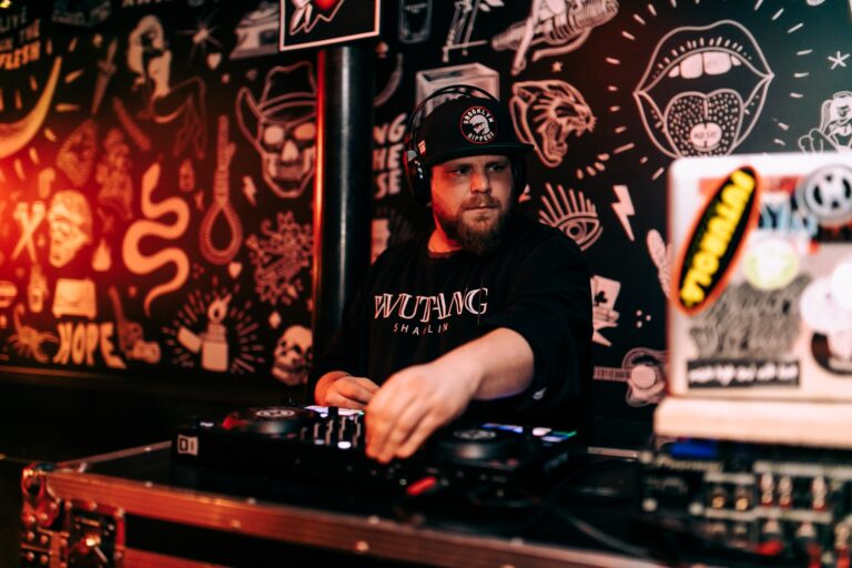 DJ In Belushi's Bar in Amsterdam.