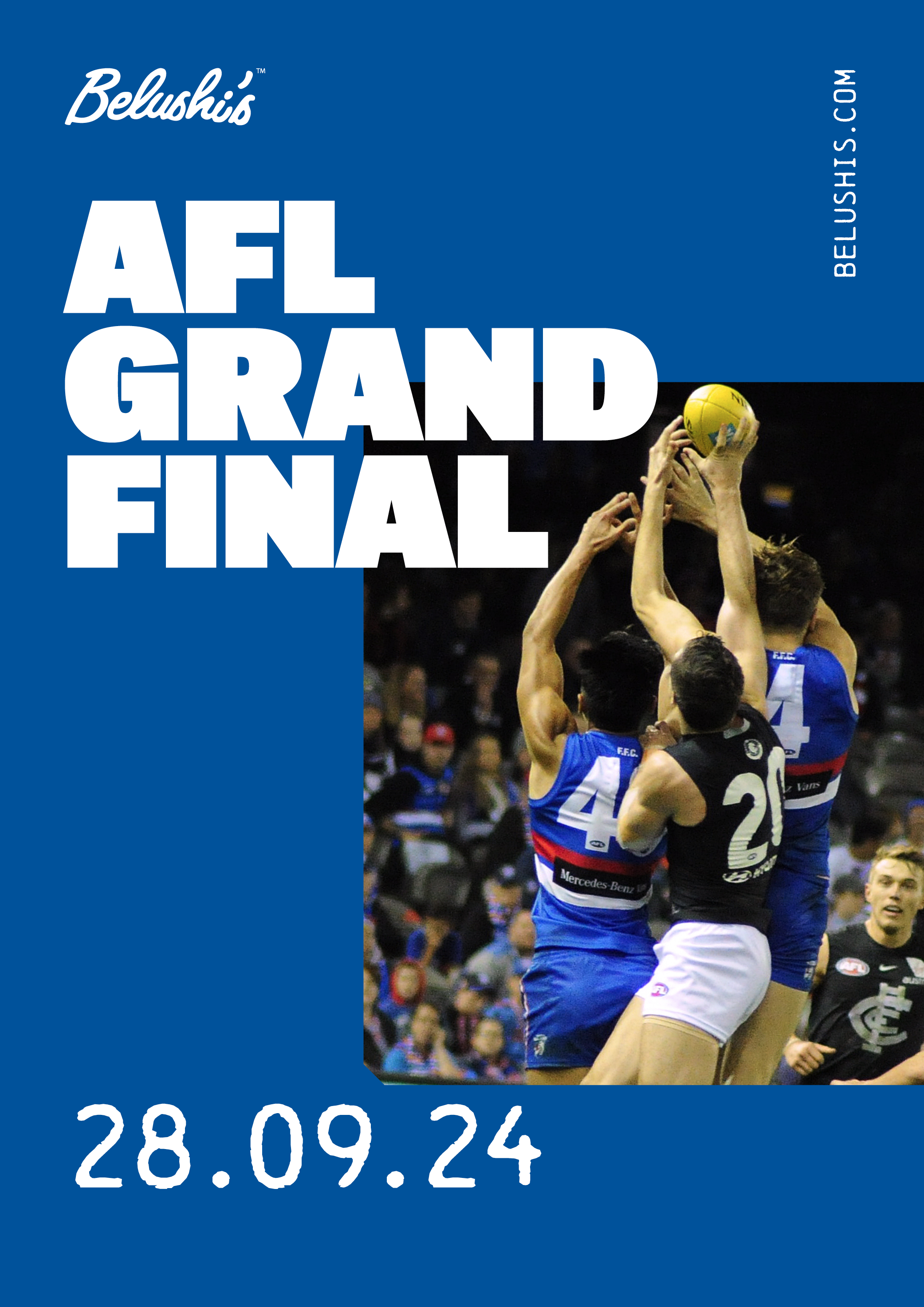 AFL Grand Final live from Belushi's Bars across Europe poster