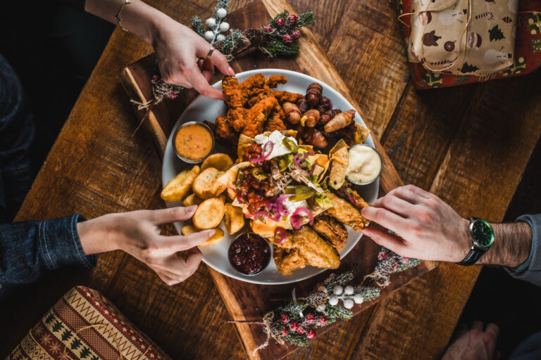 Belushi's sports and late nights bars' Christmas specials, festive sharing platter